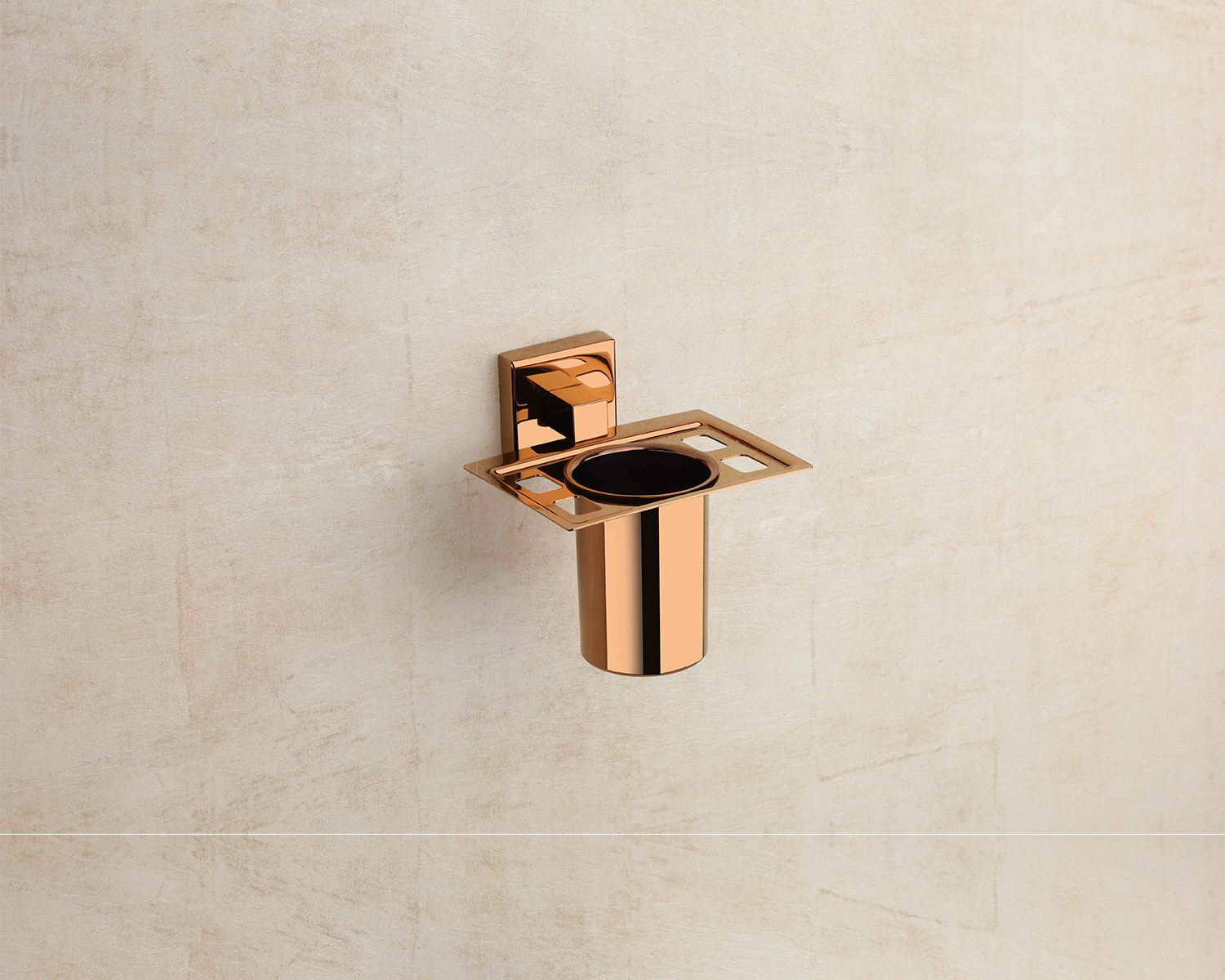 LUIZ ROSEGOLD Toothbrush Holder