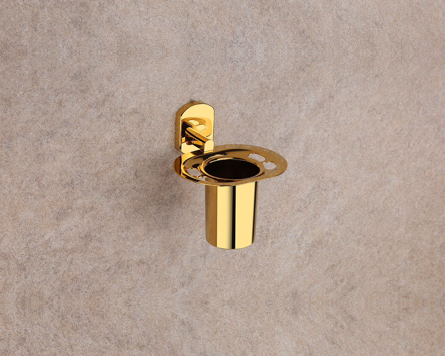 IRIS Gold Toothbrush Holder