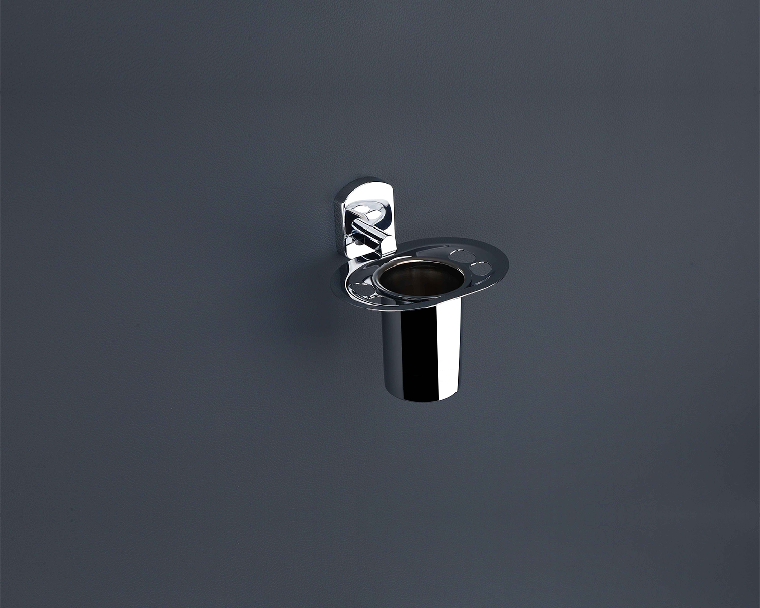 IRIS Chrome Toothbrush Holder