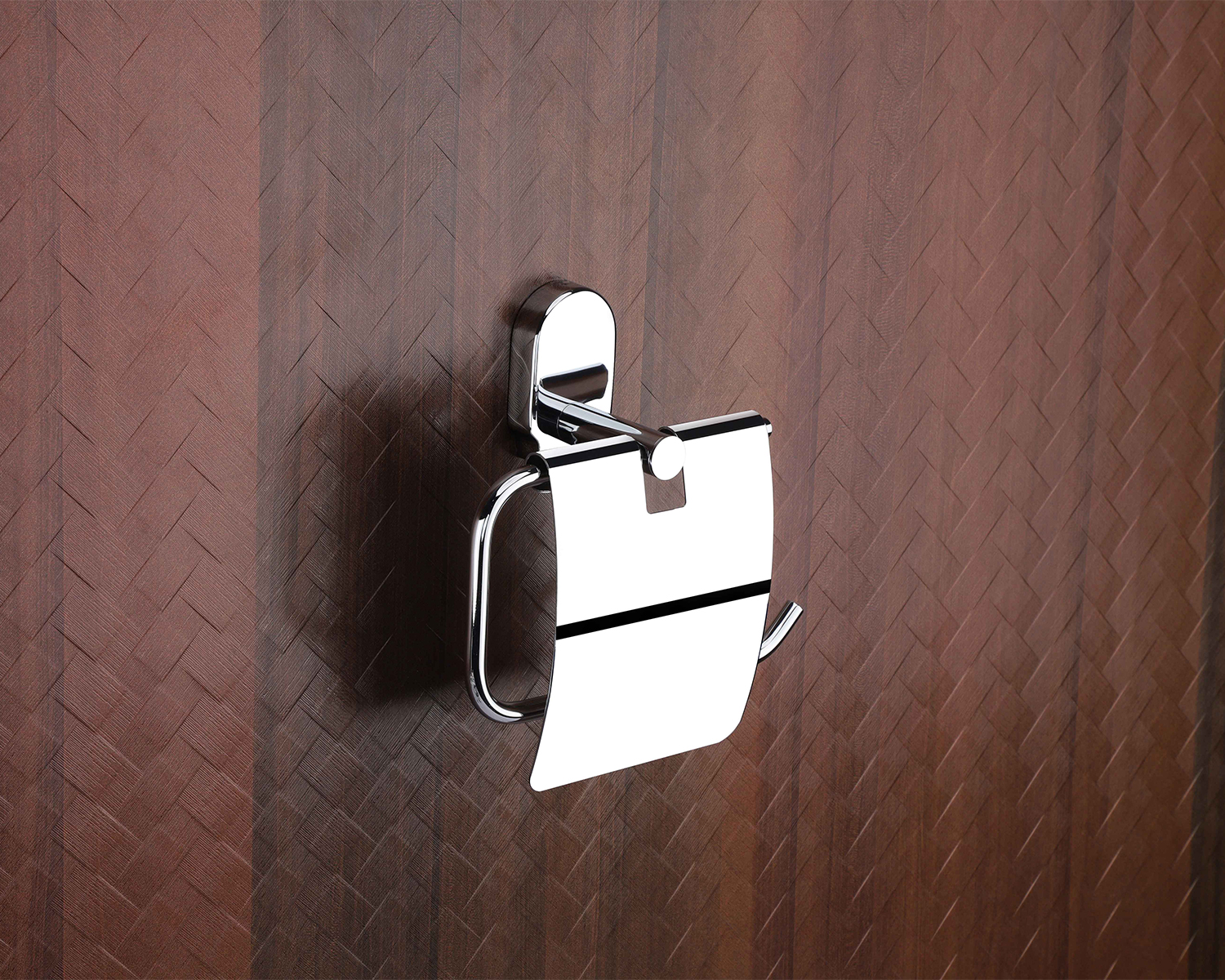 RUSTIC Chrome Paper Holder