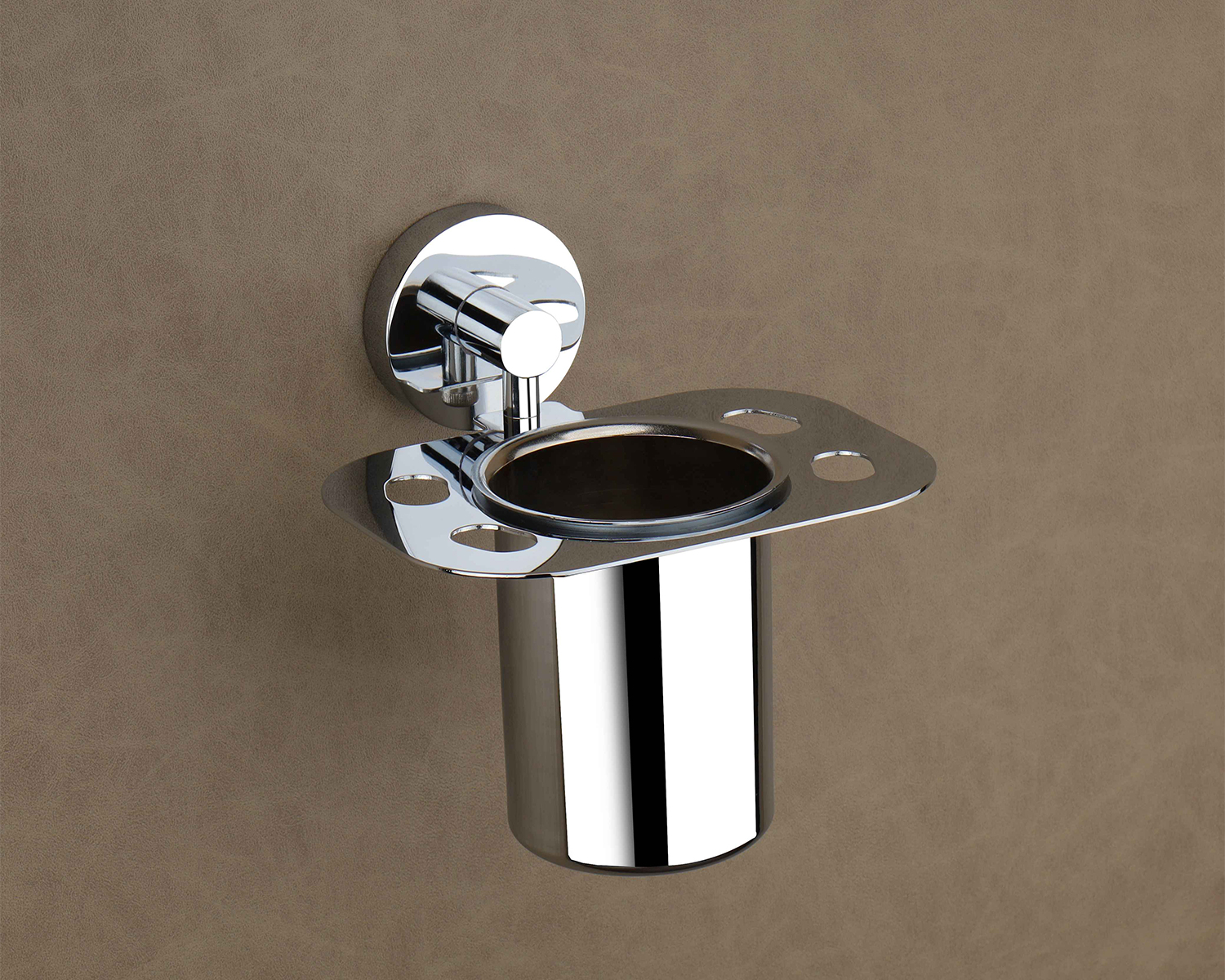 FUSION Chrome Toothbrush Holder