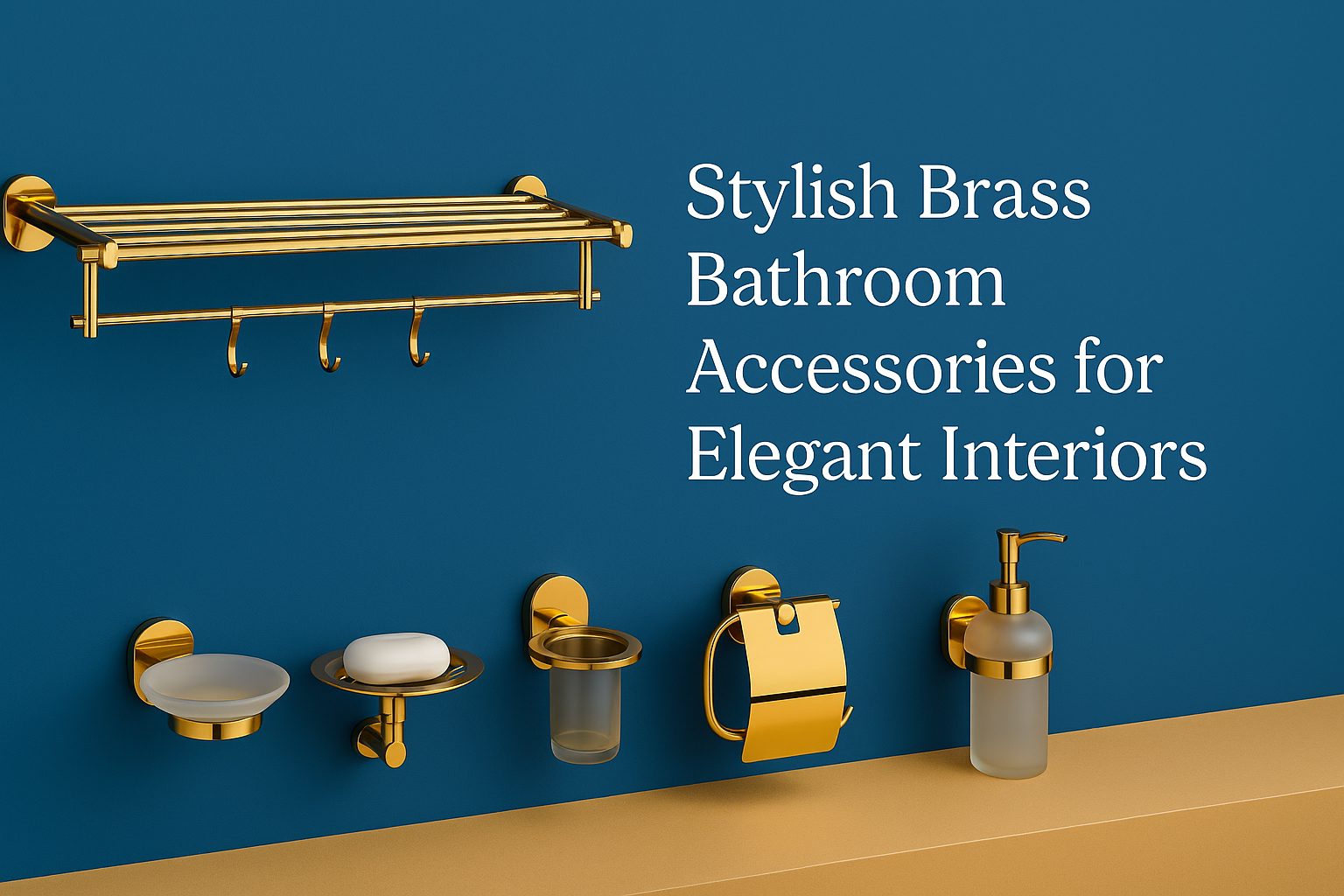 Stylish Brass Bathroom Accessories for Elegant Interiors