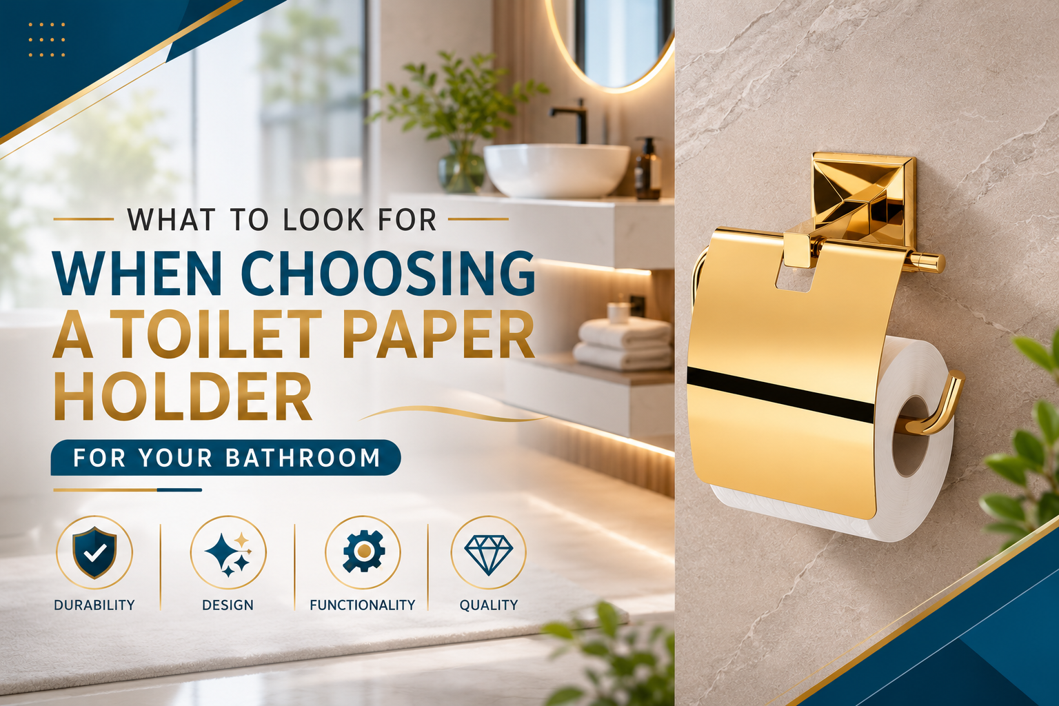 What to Look for When Choosing a Toilet Paper Holder for Your Bathroom