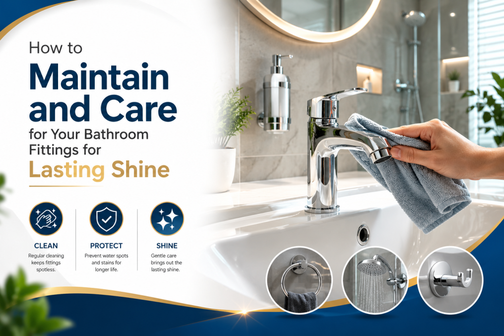 How to Maintain and Care for Your Bathroom Fittings for Lasting Shine