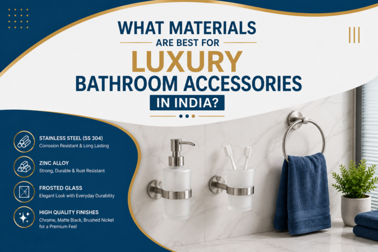 What Materials Are Best for Luxury Bathroom Accessories in India