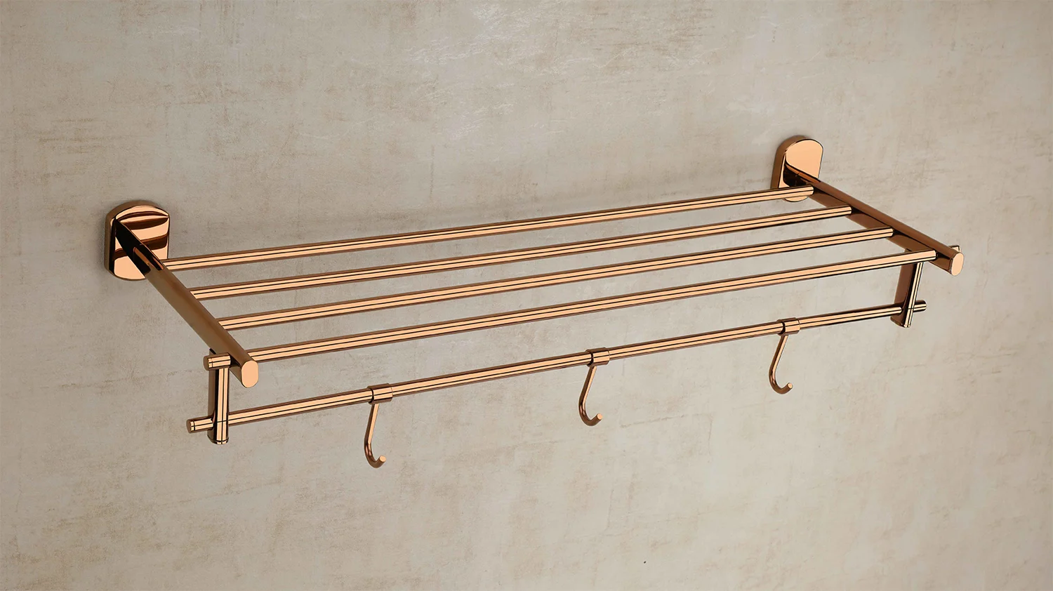 IRIS ROSEGOLD Towel Rack