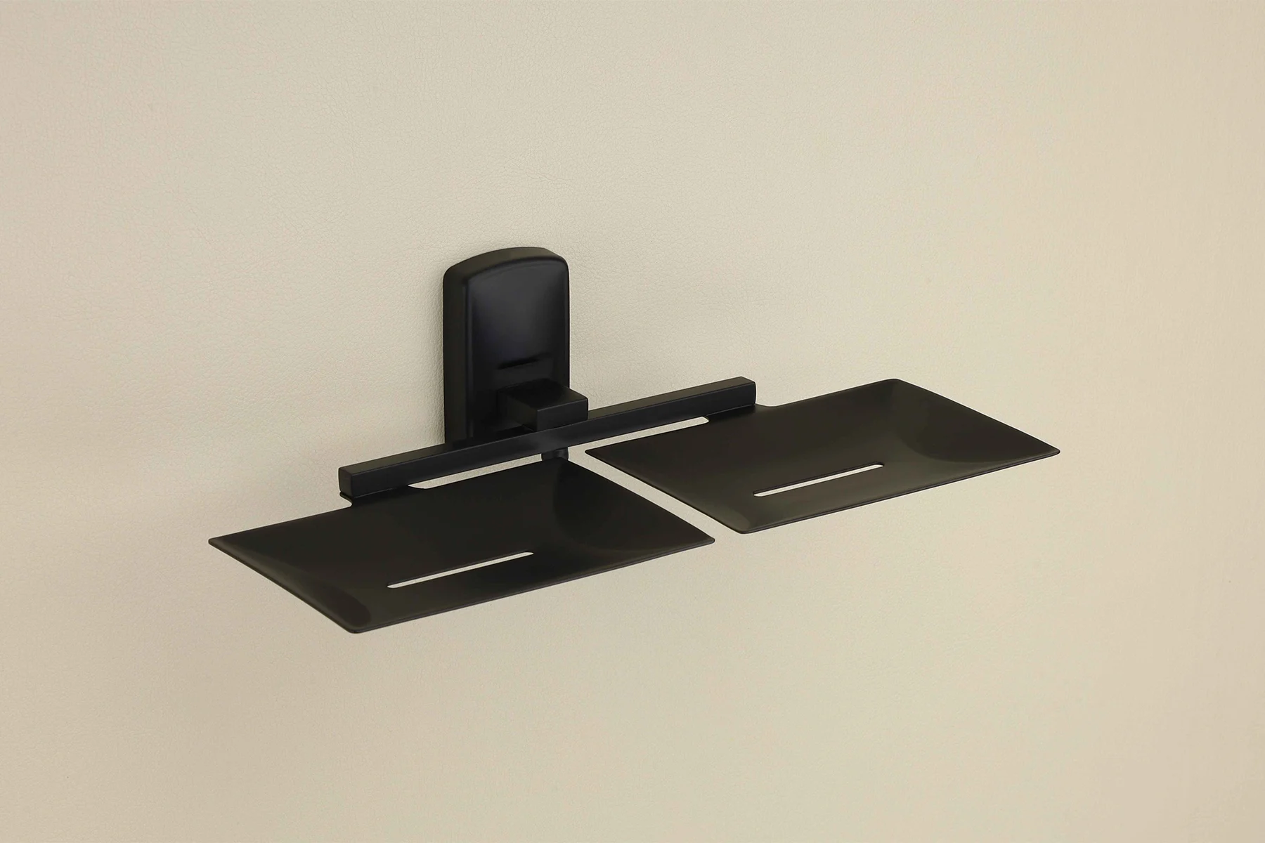 ARIES BLACK MATT Double Soap Dish
