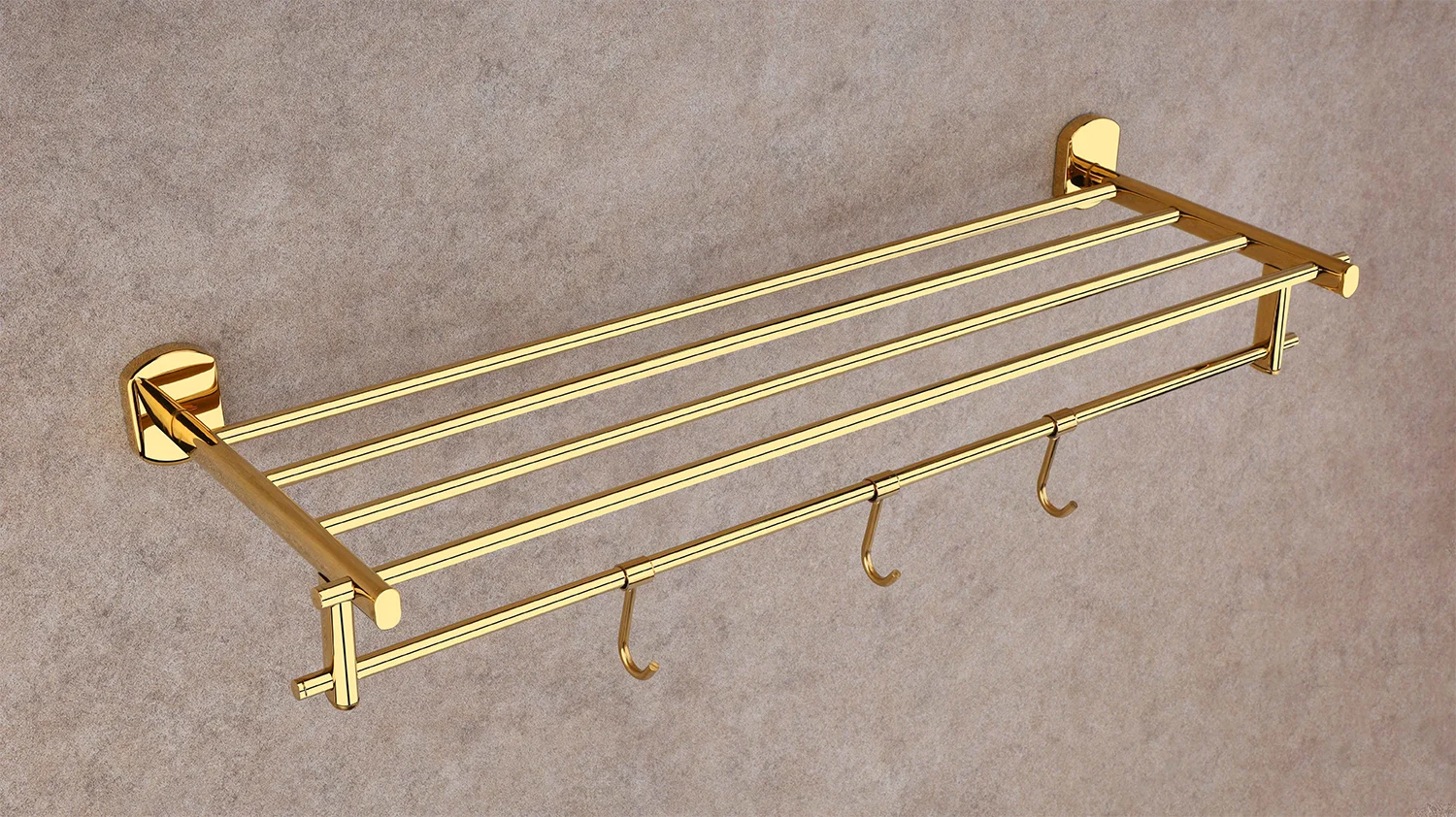 IRIS Gold Towel Rack
