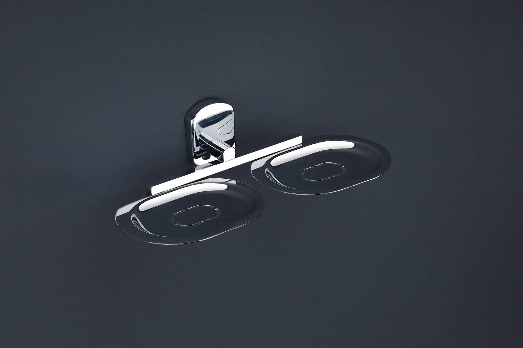 IRIS Chrome Double Soap Dish