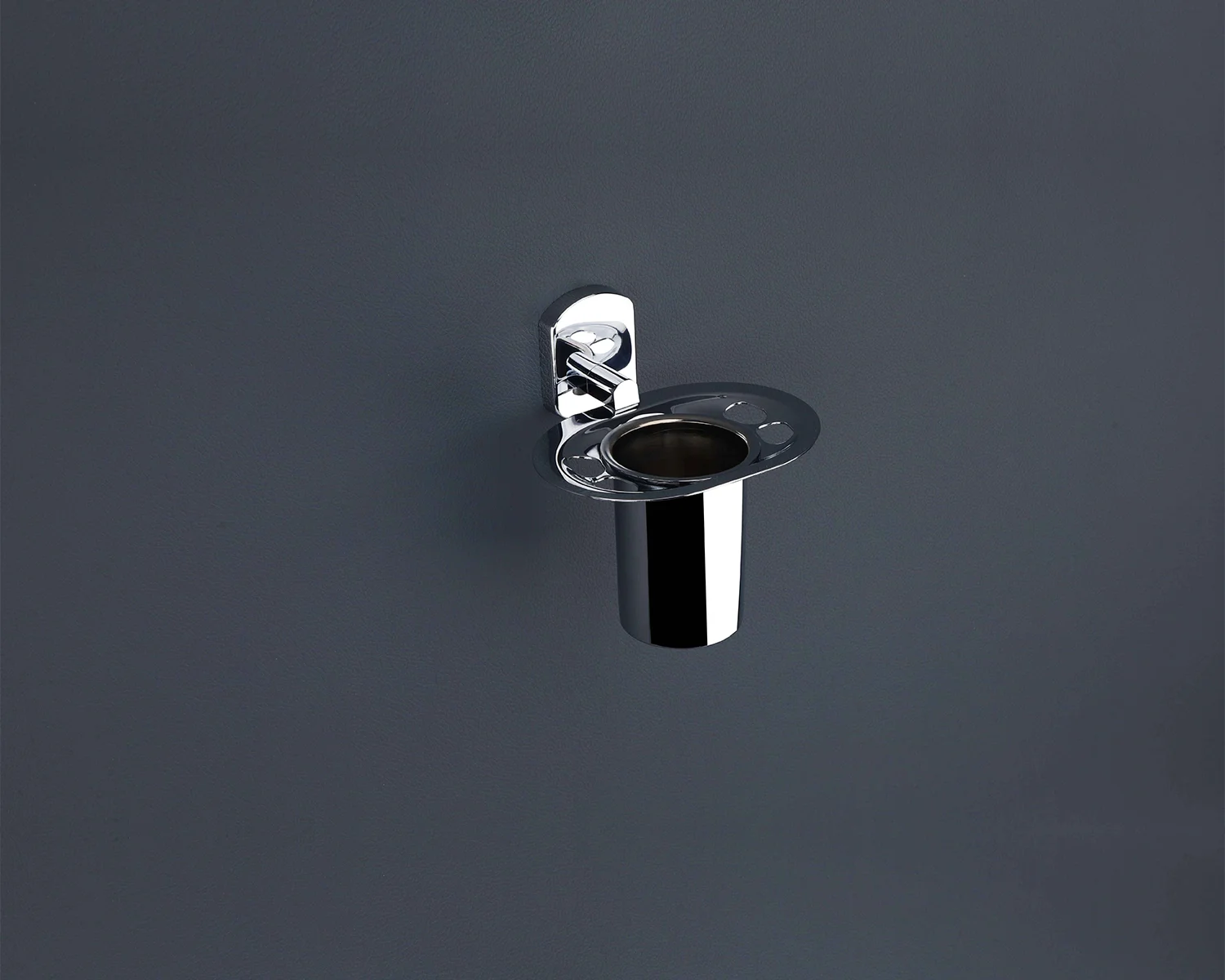 IRIS Chrome Toothbrush Holder