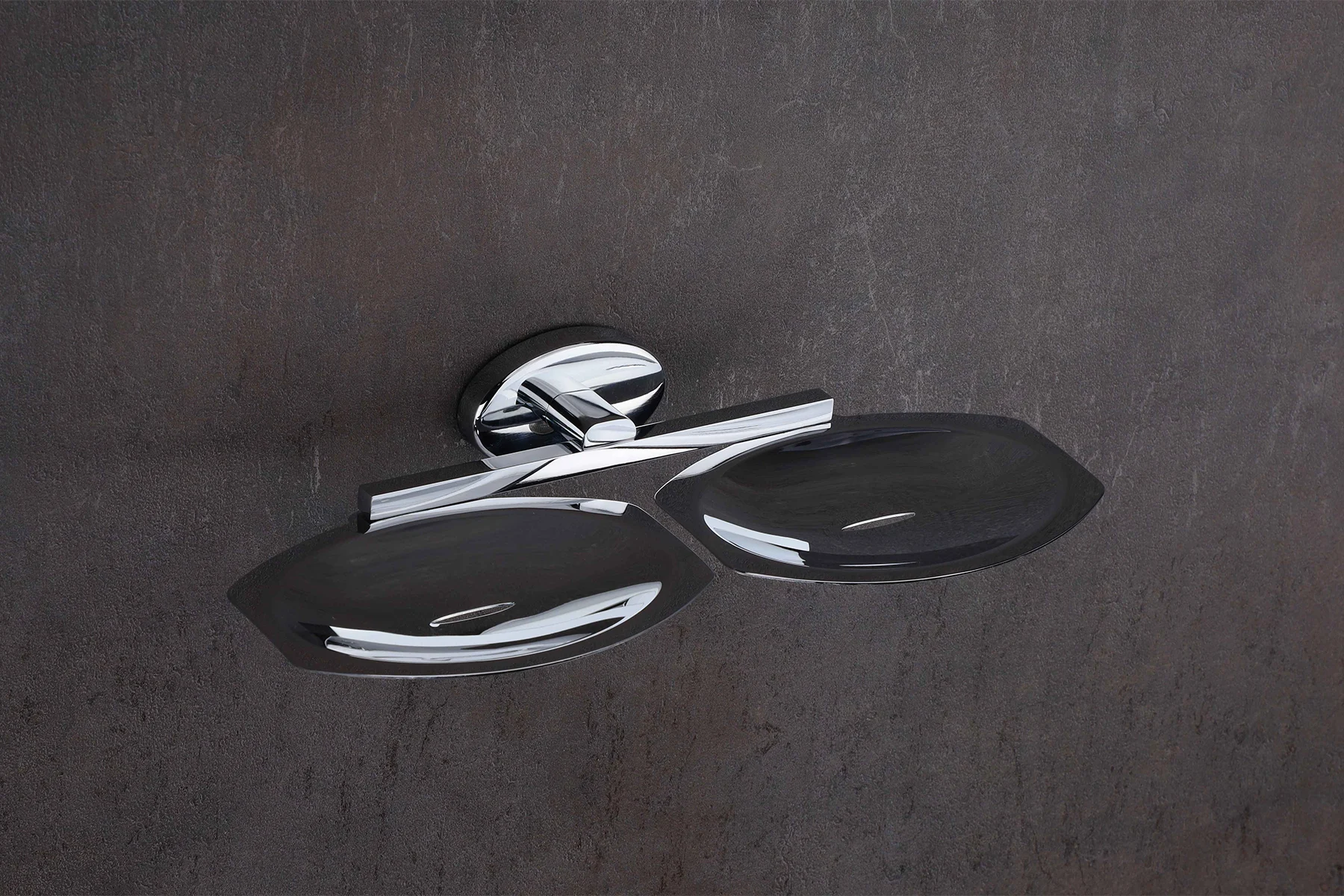 ELITE Chrome Double Soap Dish