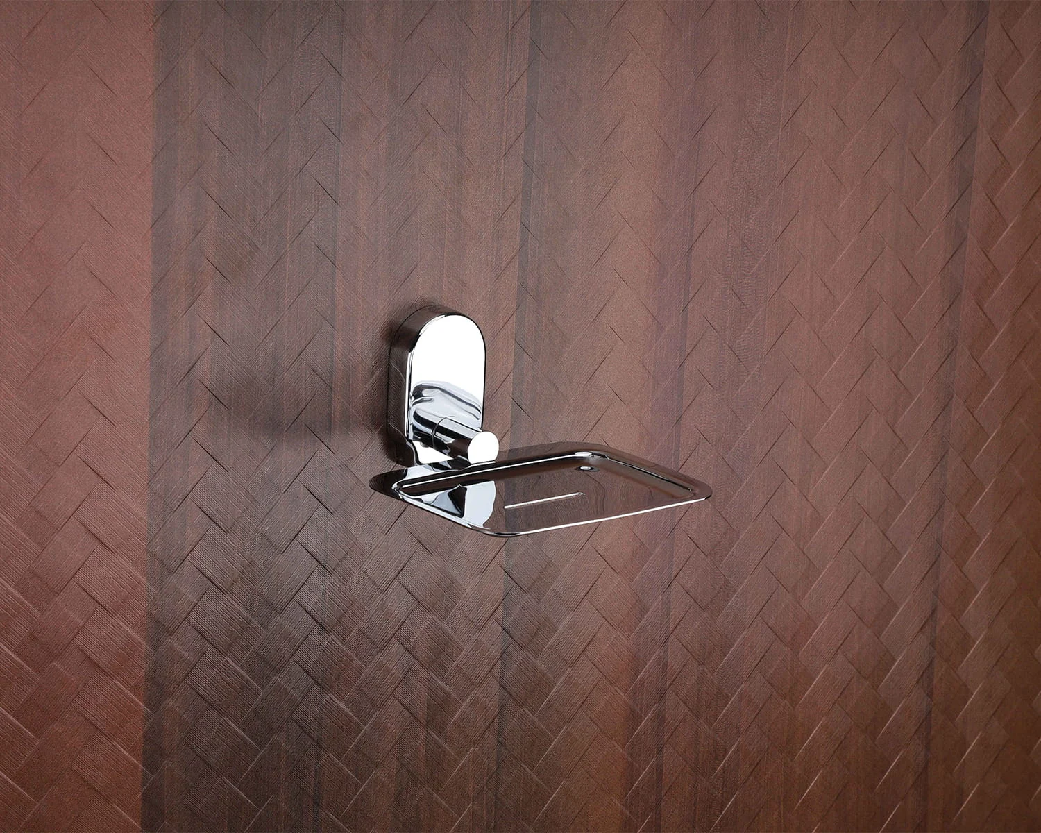RUSTIC Chrome Soap Dish