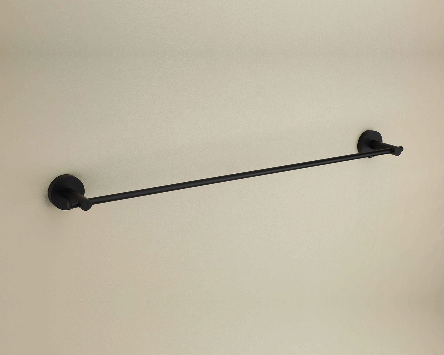 FUSION Black Matt Towel Rod