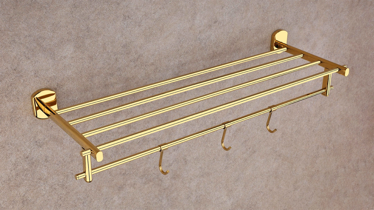 IRIS Gold Towel Rack