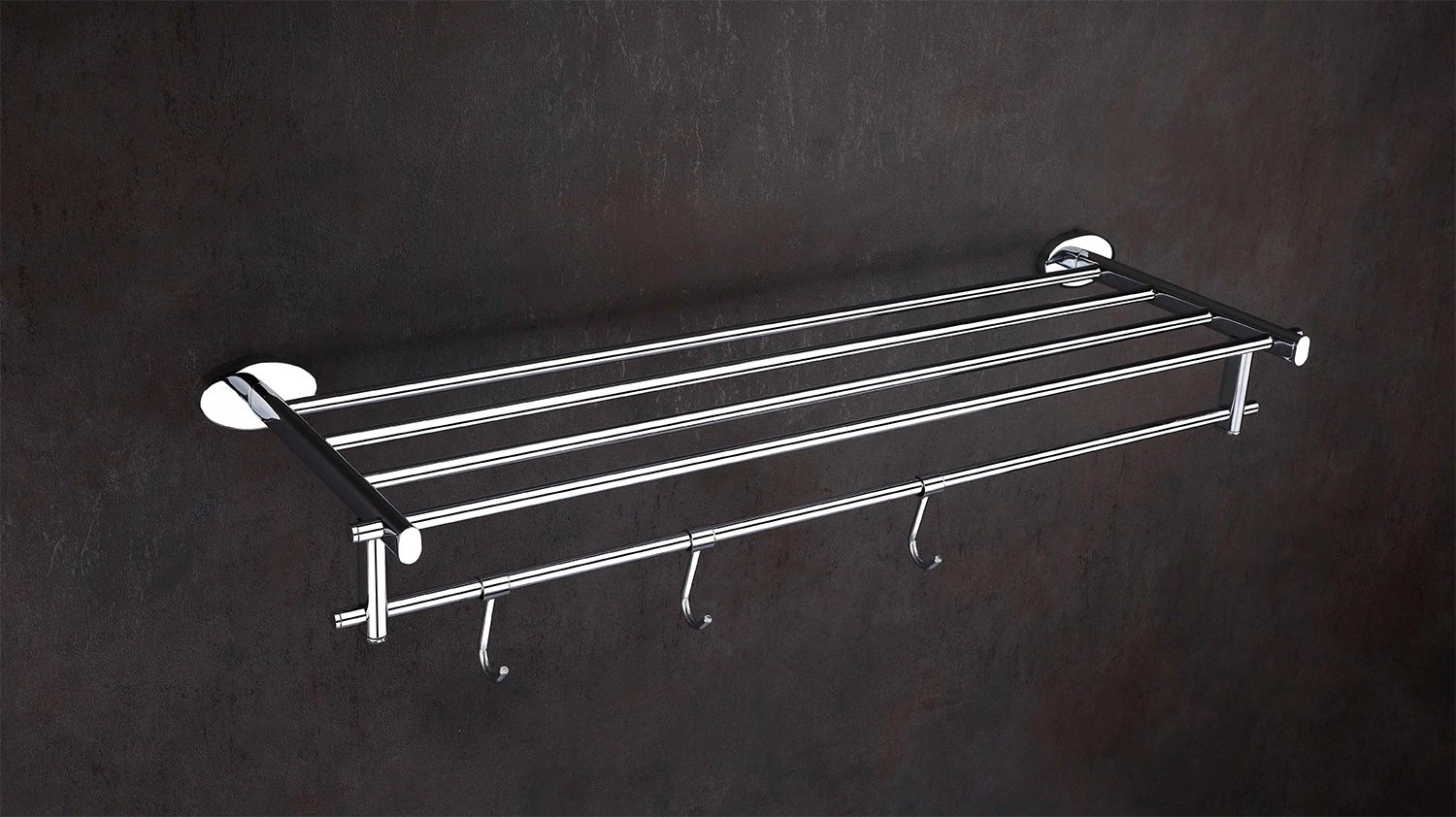 ELITE Chrome Towel Rack