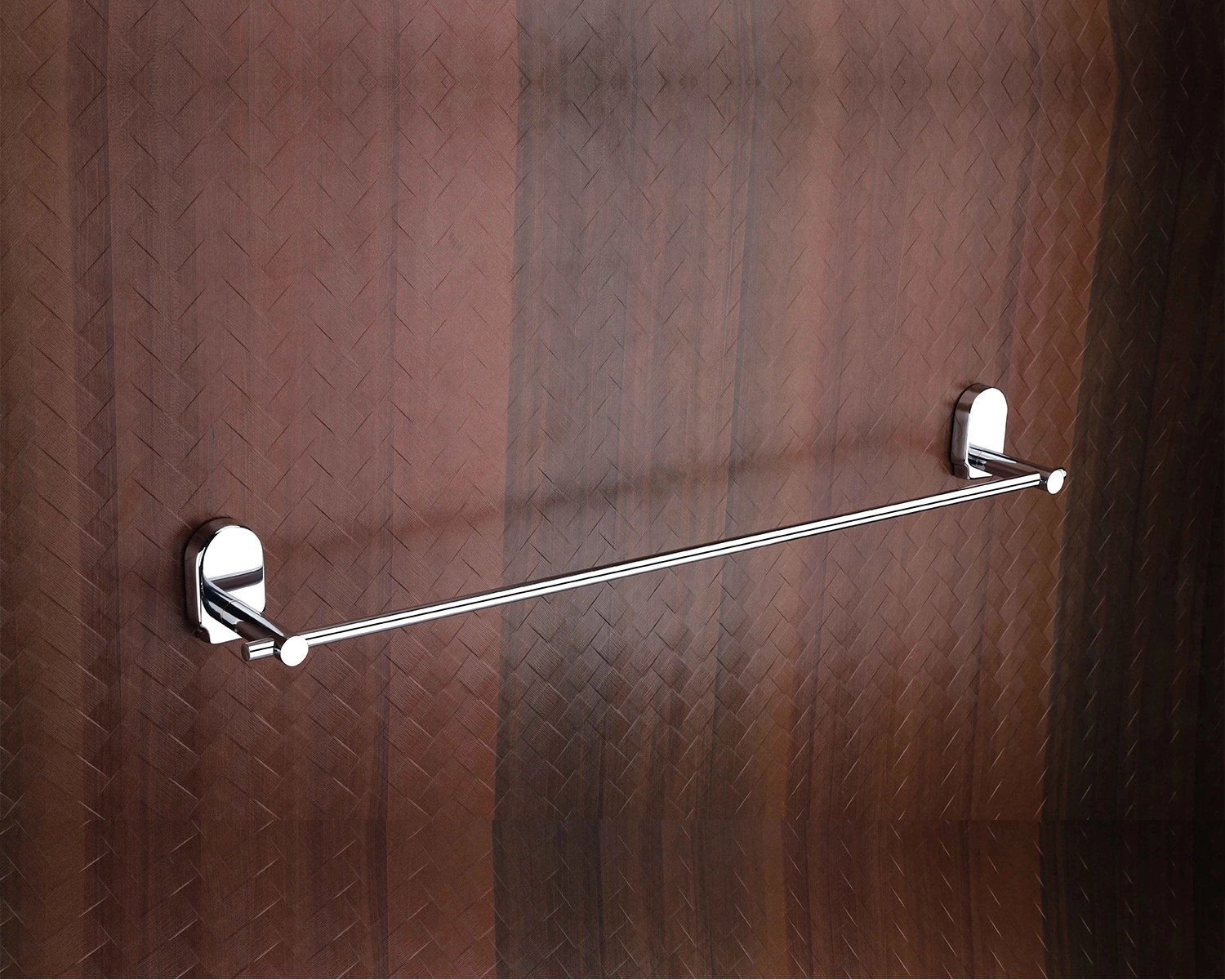 RUSTIC Chrome Towel Rod