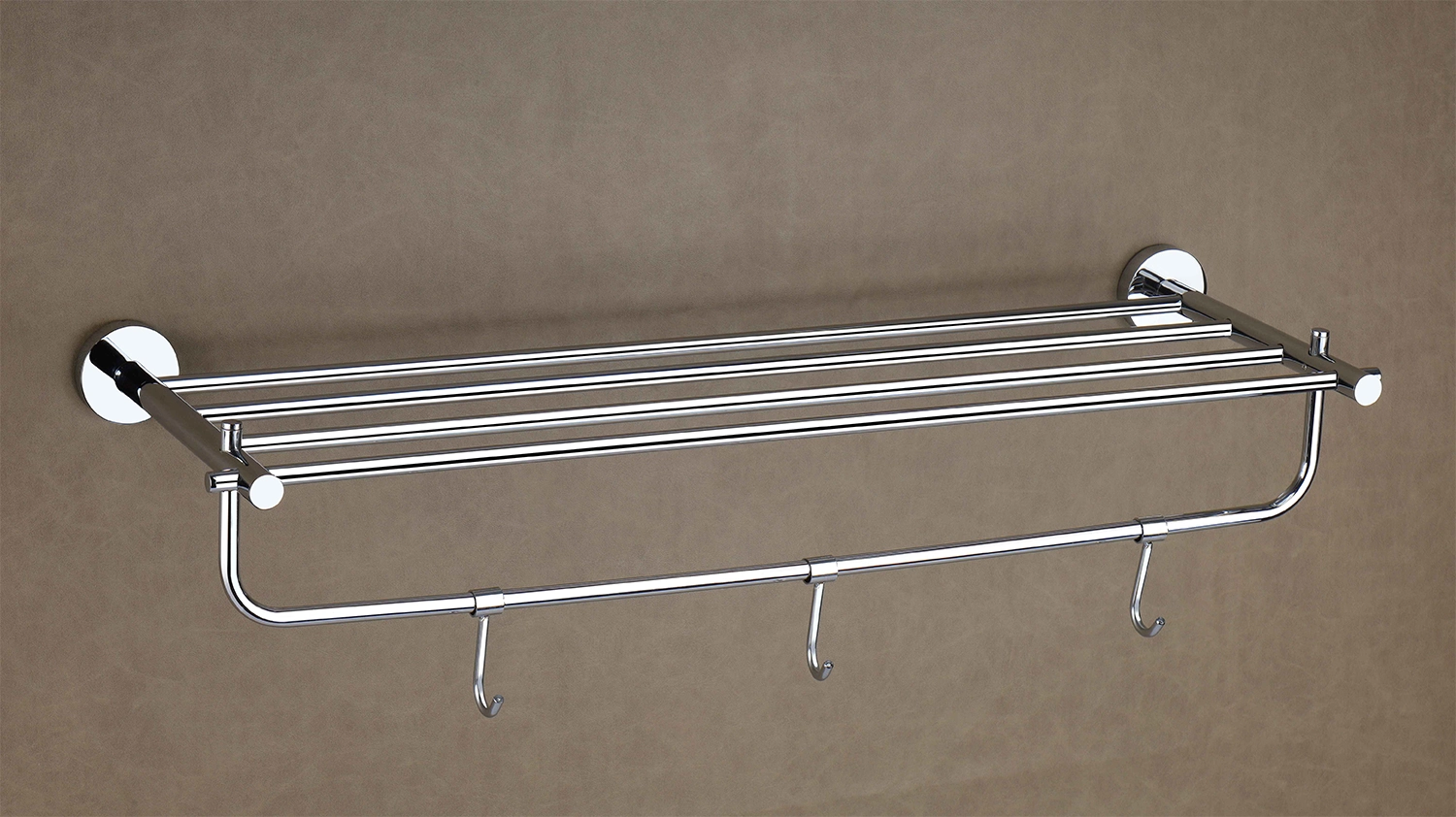 FUSION Chrome Towel Rack
