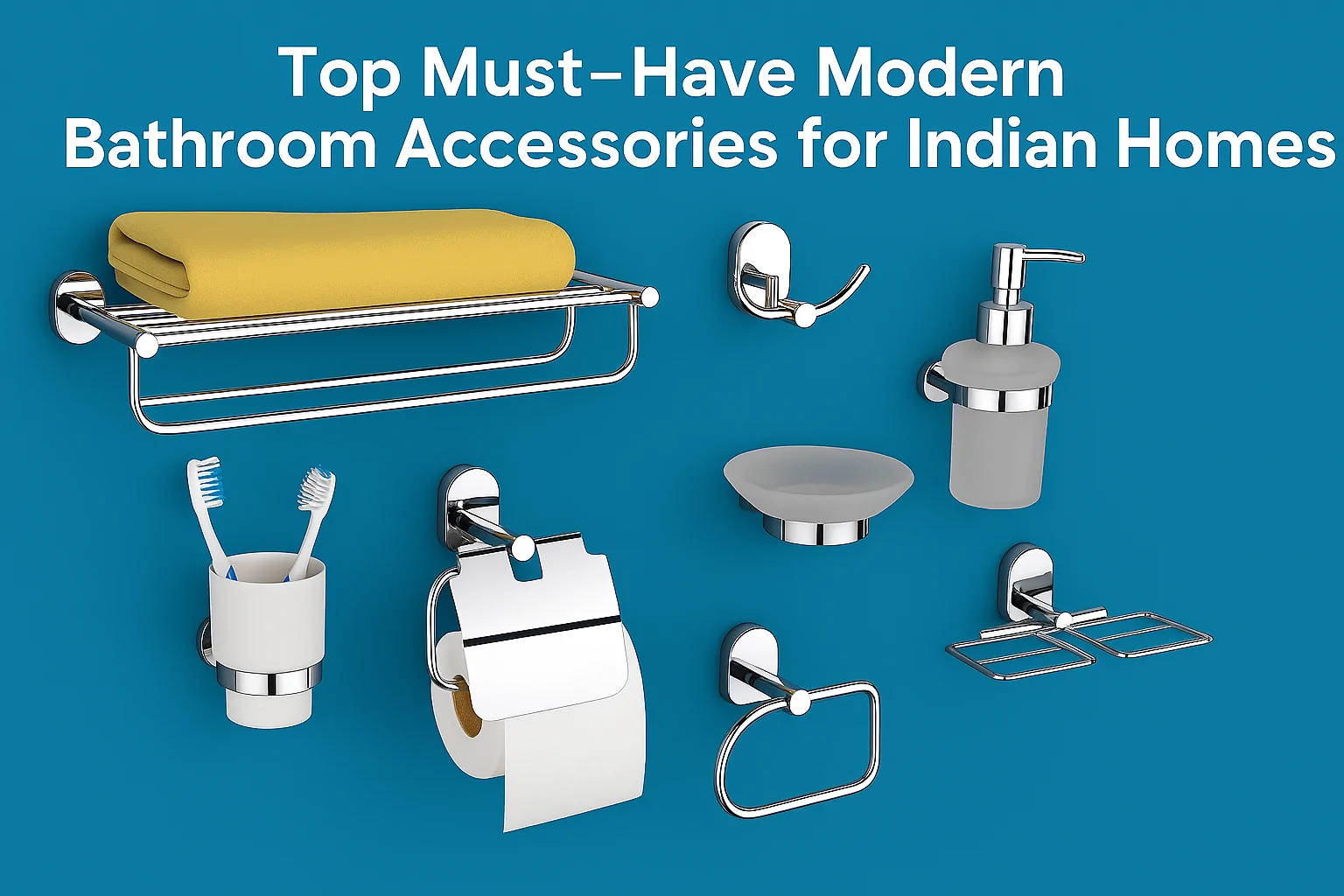 Top Must-Have Modern Bathroom Accessories for Indian Homes