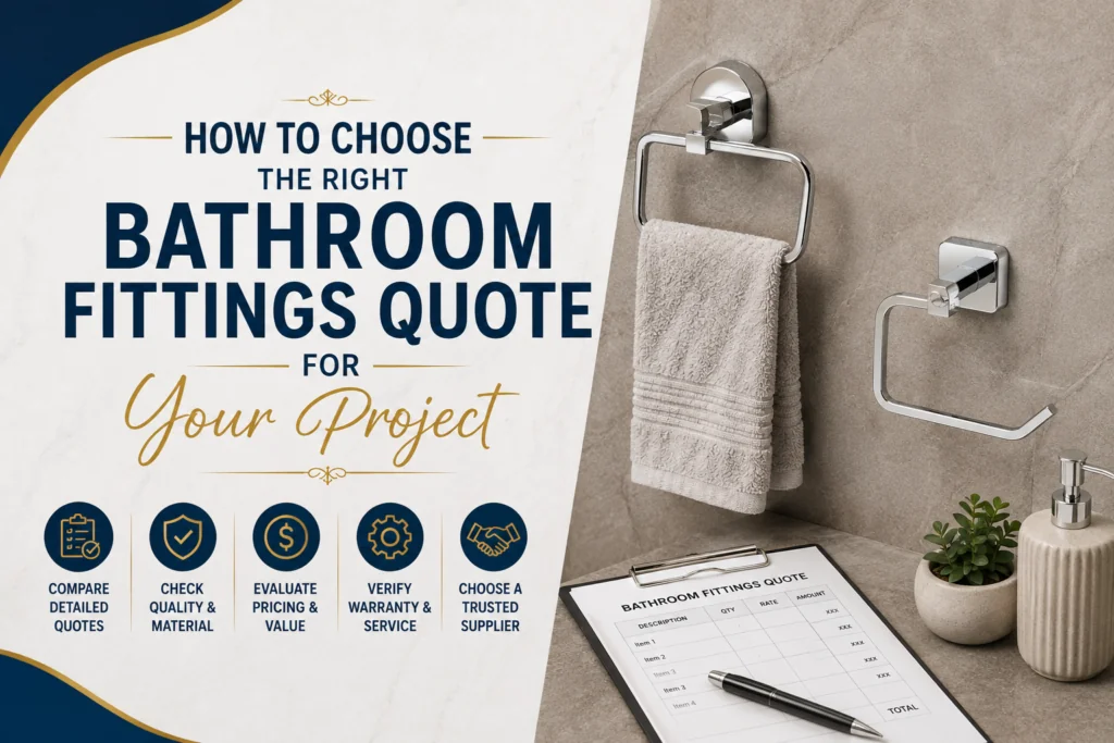 How to Choose the Right Bathroom Fittings Quote for Your Project